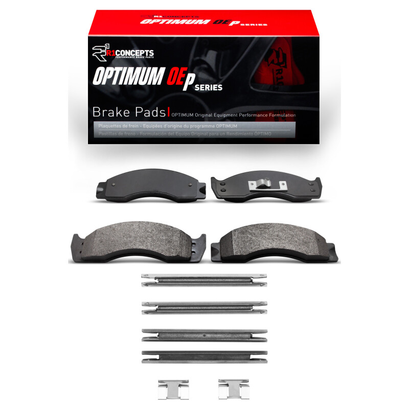 Ford E-Super Duty Brake Pads - Front/Rear - R1 Concepts - Optimum OE - `88-`07